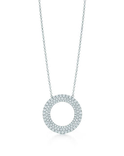 Three-row circle pendant